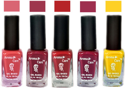

Aroma Care Intense Color Nail Polish Combo 175045 Multicolor,(Pack of 12)
