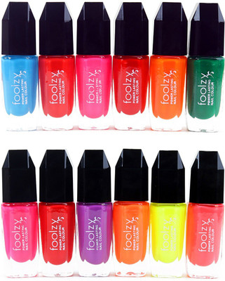 

Foolzy Set of 12 Nail Polish Multicolor DM-12-2