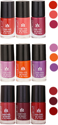 

Aroma Care Gel Based Nail Paint Set Of 9 Pcs Multicolor Set 22(Pack of 9)