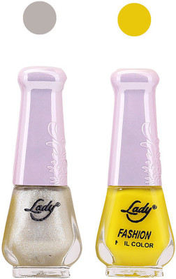 

Lady Fashion Nail Polish Combo 210820190 Golden,Yellow,(Pack of 2)