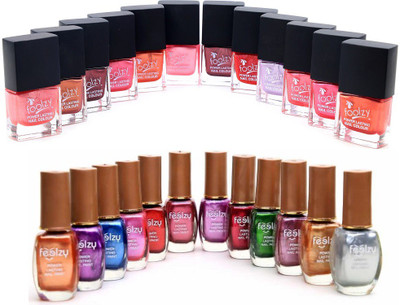

Foolzy Set of 24 Multicolor Nail Polish Paint Multicolor(Pack of 24)