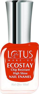 

Lotus Make-Up Ecostay Chip Resistant High Shine Nail Enamel Orangelicious-E46