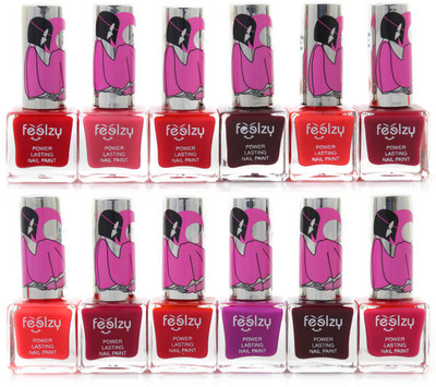 

Foolzy Set of 12 Nail Polish Multicolor -045-12-2
