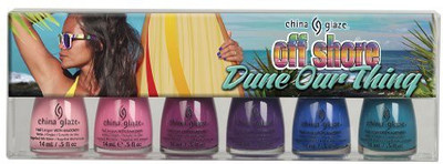 

China Glaze Summer 2014 Off Shore Dune Our Thing Collection 6 colors Glitter(Pack of 6)