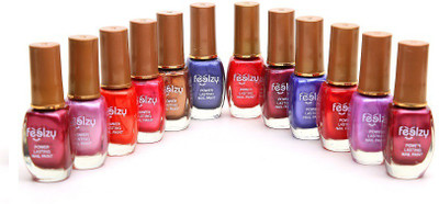 

Foolzy Pack of 12 Light Nail Polish Paint 12 Light Shades(Pack of 12)