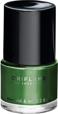 Oriflame Sweden pure colour nail paint sereme green