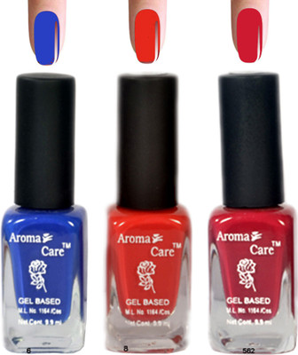 

Aroma Care Pink+Red Matte Nail Polish Combo 6-8-582 Multicolor,(Pack of 12)