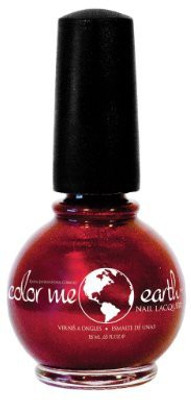

Color Me Earth Pomegrante Crimson Red Shimmer Vegan Fl Red