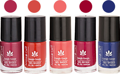 

Aroma Care Mab Multicolor Nail Polish Combo 809201619 Multicolor(Pack of 5)