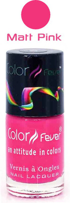 Color Fever Pink Matte Nail Polish 116 Pink,