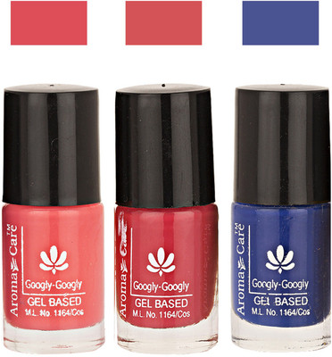 

Aroma Care Googly Gel Nail Polish 46201659 Multicolor,(Pack of 3)