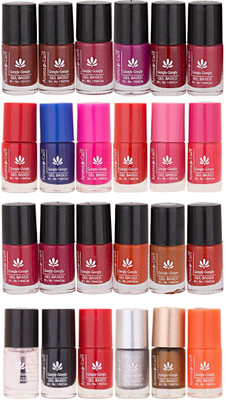 

Aroma Care MAB Multicolor 2 in 1 Color Cap Nail Polish Sets in Wholesale Rate ( Set No. 129) Yellow, Blue, Magenta, Red, Nude, Peach, Base Coat, Black, Red, Silver, Golden, Orange(Pack of 24)