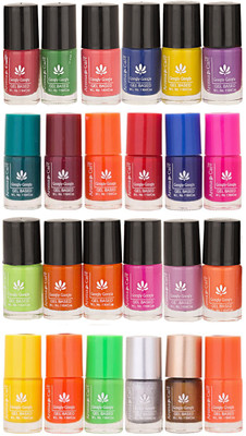 

Aroma Care MAB Multicolor 2 in 1 Color Cap Nail Polish Sets in Wholesale Rate ( Set No. 51) Green, Brown, Orange, Yellow, Blue, Magenta, Yellow, Orange, Neon Green, Silver, Golden, Orange(Pack of 24)