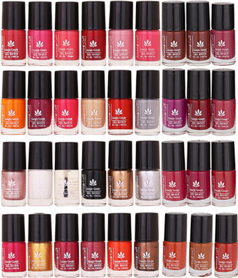 

Aroma Care Wholesale Market Rate Nail Polish Color Lacquer Set of 36 Pcs (ACMAB31) Brown, Magenta, Peach, Meroon, Pink, Nude, Orange, Wine, Skin, Red, Gray, White(Pack of 36)