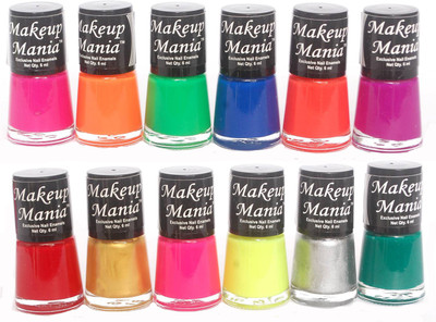 

Makeup Mania Exclusive Nail Polish Set of 12 Pcs. Multicolor Set 74(Pack of 12)
