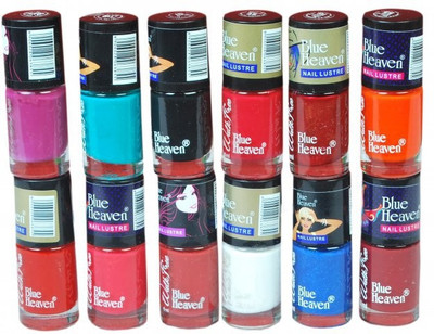 

Blue Heaven Walkfree Nailpaint Set 2 Multicolour(Pack of 12)