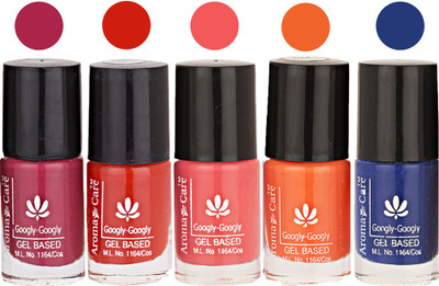 

Aroma Care Mab Multicolor Nail Polish Combo 809201689 Multicolor(Pack of 5)