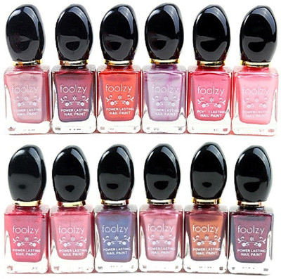 

Foolzy Set of 12 Nail Polish Multicolor 045-12-3(Pack of 12)