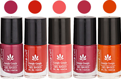 

Aroma Care Mab Multicolor Nail Polish Combo 809201637 Multicolor(Pack of 5)