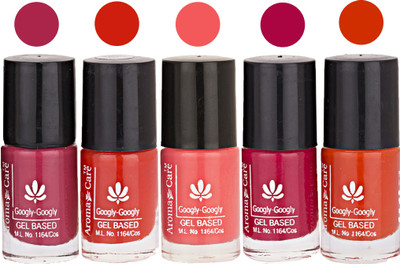 

Aroma Care Mab Multicolor Nail Polish Combo 8092016132 Multicolor(Pack of 5)