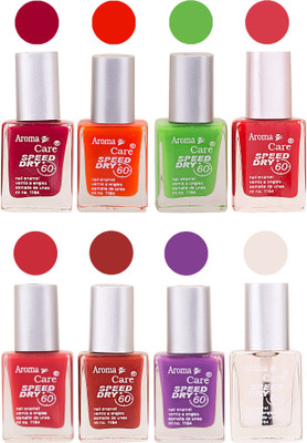 

Aroma Care Orange Matte Nail Polish Combo 01072016184 Maroon, Orange, Golden, Maroon, Green, Magenta, Light Orange, Red, Peach, Purple, Pink, Blue, Yellow, Black, Base Coat, Nude