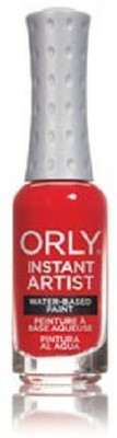 

Orly Instant Artist Water Based Nail Paint Fiery Red Tan