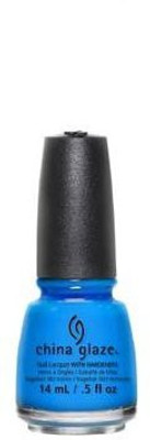 

China Glaze Electric Nights Lacquer, DJ Blue My Mind Blue