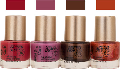 

Aroma Care Speed Dry Profesional Nail Color 23502 Multicolor,(Pack of 4)