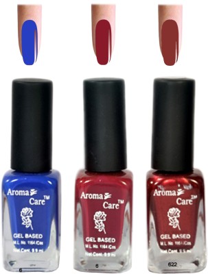 

Aroma Care Red+Maroon Nail Polish Combo 6-9-622 Multicolor,(Pack of 12)