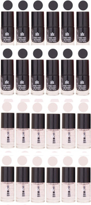 

Aroma Care Top Coat, Black Exclusive Nail Polish Combo (Set No. 05) Black, Top Coat(Pack of 12)