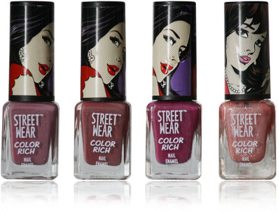 

Street Wear Color Rich Professional Hype Nail Enamel Kit Multicolor