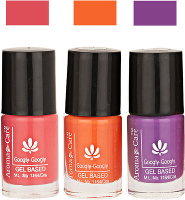 

Aroma Care Googly Gel Nail Polish 46201647 Multicolor,(Pack of 3)