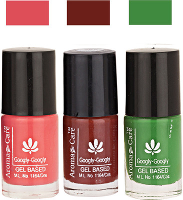 

Aroma Care Googly Gel Nail Polish 46201605 Multicolor,(Pack of 3)