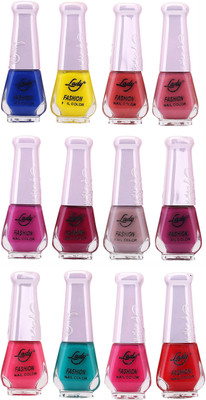 

Lady Fashion Nail Polish Wholesale Pack 2212201617 Multicolor,(Pack of 12)
