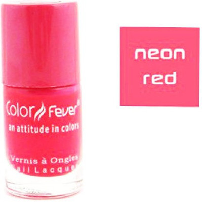 

Color Fever Neon Red Nail Polish Red