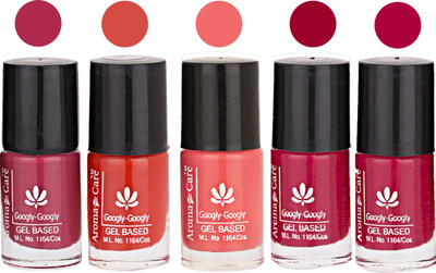 

Aroma Care Mab Multicolor Nail Polish Combo 809201609 Multicolor(Pack of 5)