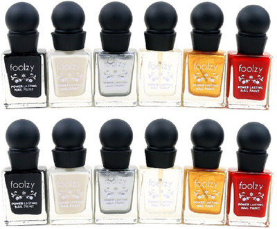 

Foolzy Set of 12 Nail Polish Multicolor -045-12-3