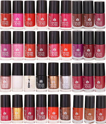 

Aroma Care Wholesale Market Rate Nail Polish Color Lacquer Set of 36 Pcs (ACMAB15) Light Golden, Wine, Meroon, Mauve, Pink, Orange, Pink, Orange, Redish Meroon, Pink, Pink, Pink:Pink:Orange(Pack of 36)
