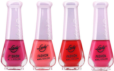 

Lady Fashion Limited Edition MULTICOLOR Nail Polish Set 0201201764 Multicolor,(Pack of 4)