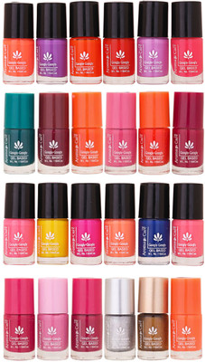 

Aroma Care MAB Multicolor 2 in 1 Color Cap Nail Polish Sets in Wholesale Rate ( Set No. 33) Green, Brown, Orange, Peach, Orange, Mauve, Pink, Peach, Pink, Silver, Golden, Orange(Pack of 24)