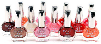 

Foolzy Set of 12 Nail Polish Multicolor SF-12-6(Pack of 12)