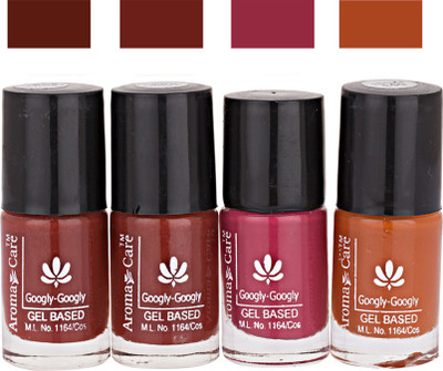 

Aroma Care Gel Based Nail Poish Combo-04 Multicolor,(Pack of 12)