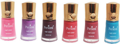 

Personi Glittry Nail Paint Multicolor(Pack of 6)