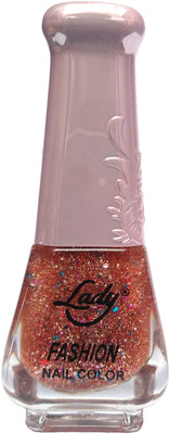 

Lady Fashion Glitter Nail Polish Light Brown & Multicolor,