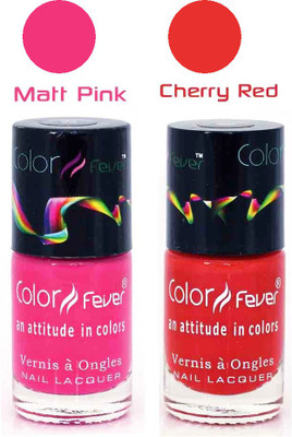 

Color Fever Matte Nail Polish Combo 113 Multicolor,(Pack of 2)