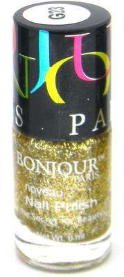 

Bonjour Paris Glitter Nail Polish Gold Glitters