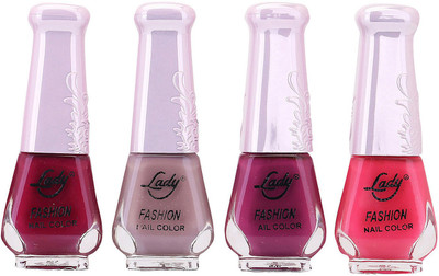 

Lady Fashion Limited Edition MULTICOLOR Nail Polish Set 0201201746 Multicolor,(Pack of 4)