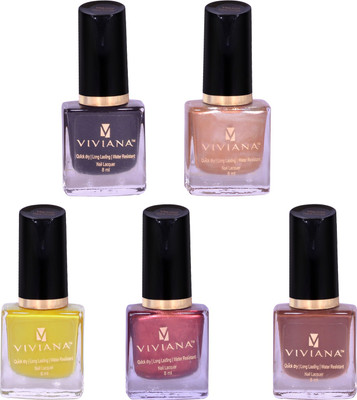 

Viviana Nail Polish VNL004, VNL009, VNL011, VNL013, VNL021(Pack of 5)