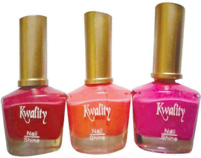 

Kwality Beauty Nail Polish High Quality-AP-30 ml Multicolour Multicolor