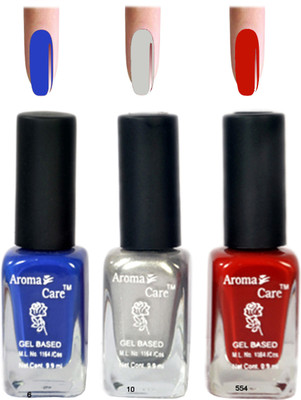 

Aroma Care Blue+Red Matte Nail Polish Combo 6-10-554 Multicolor,(Pack of 12)